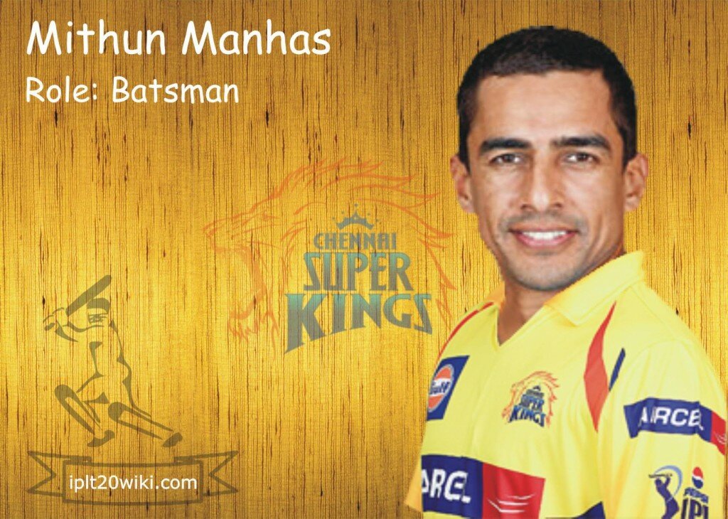 Mithun Manhas - Chennai Super Kings IPL 2014 Player