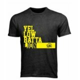 CSK Yellow Battalion T-Shirt, Men's (Charcoal Melange)