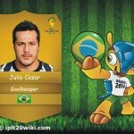 Júlio César - Brazil FIFA 2014 Player Wallpaper