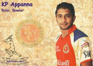 KP Appanna - Royal Challengers Bangalore IPL 2013 Player