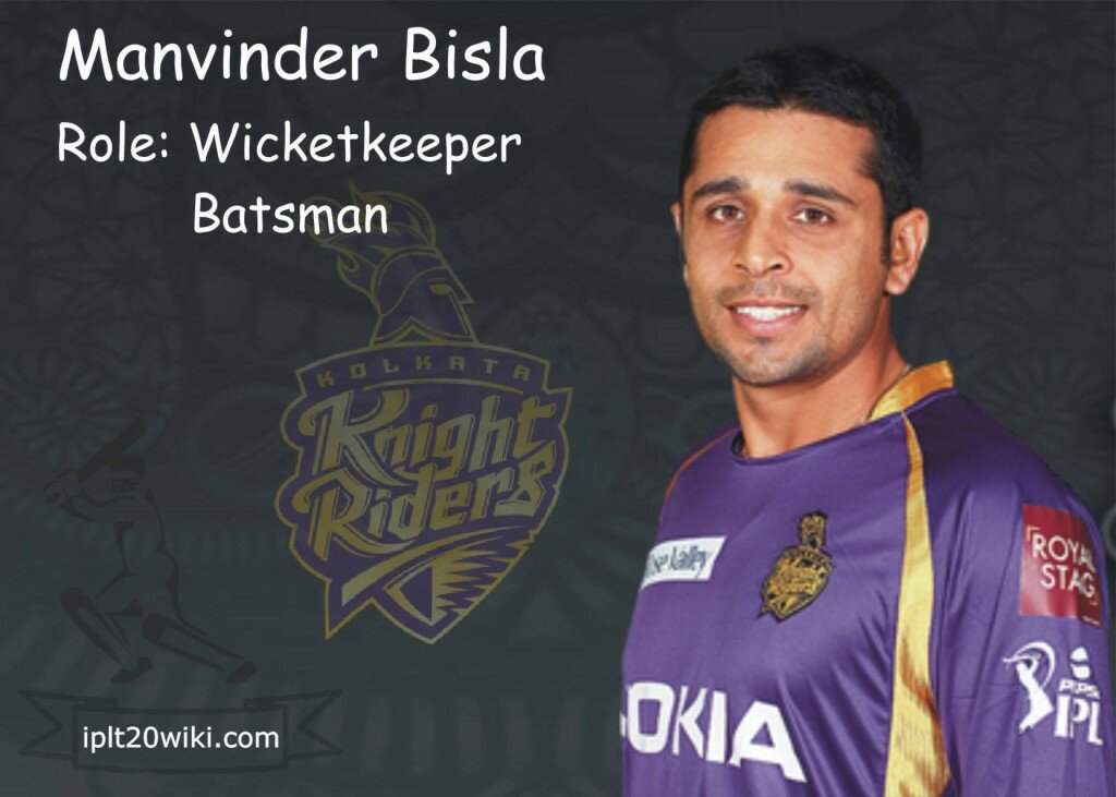 Manvinder Bisla - Kolkata Knight Riders IPL 2014 Player