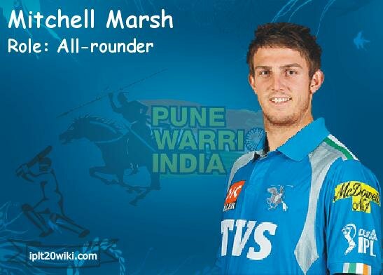 Mitchell Marsh - Pune Warriors India IPL 2013 Player