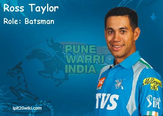 Ross Taylor - Pune Warriors India IPL 2013 Player