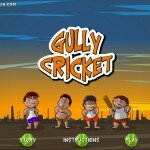 Gully Cricket Flash Online Game