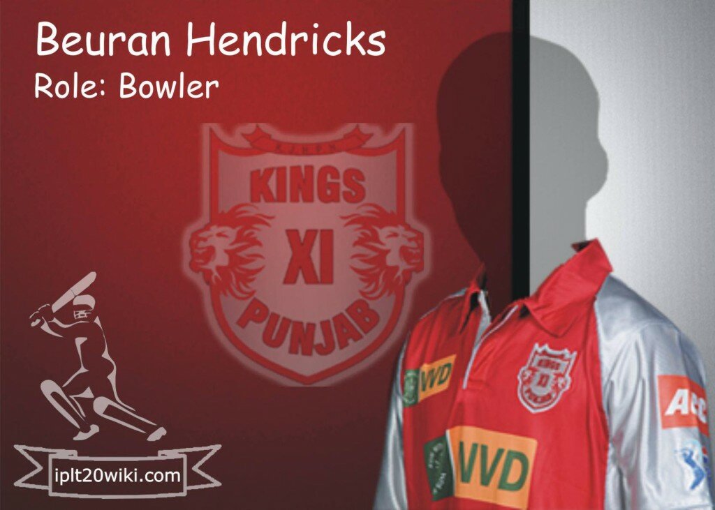 Beuran Hendricks - Kings XI Punjab IPL 2014 Player