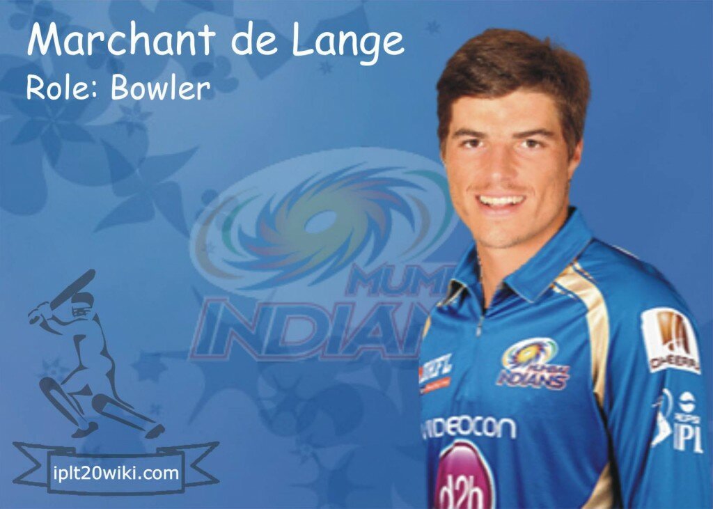 Marchant de Lange - Mumbai Indians IPL 2014 Player