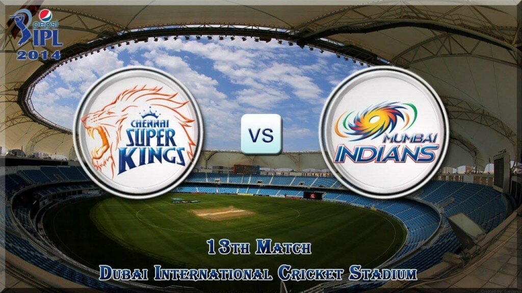 CSK vs MI IPL 2014 Match 13 Live