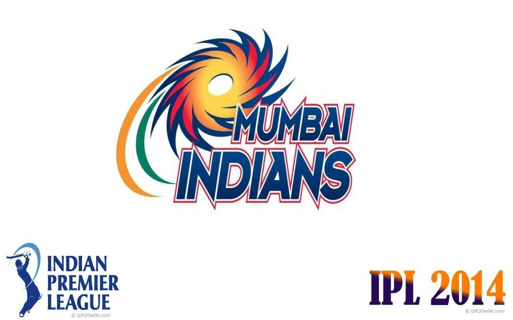 Mumbai Indians IPL 2014 Logo Wallpaper