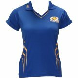 Mumbai Indians Johny Collar Women's Polo Shirt (Blue)