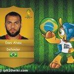 Dani Alves - Brazil FIFA 2014 Player Wallpaper