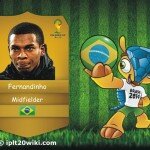 Fernandinho - Brazil FIFA 2014 Player Wallpaper