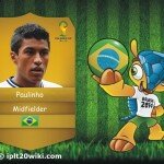Paulinho - Brazil FIFA 2014 Player Wallpaper